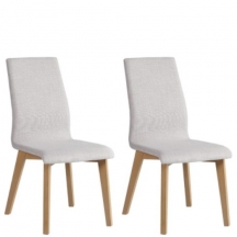 Forte - Krzesło MYRTOS komplet 2szt. KR0134-B99-BG91